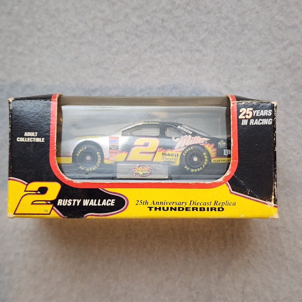 Revell Rusty Wallace #2 Miller Ford Thunderbird Diecast 1:64 NASCAR 25th Anniv